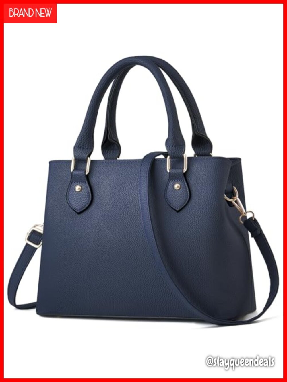 Faux Leather Women's Tote Crossbody Bag Satchel Shoulder Handbag